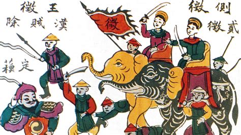 The Trung Sisters' Rebellion: A Glimpse into Ancient Vietnam's Fierce Resistance against Chinese Hegemony